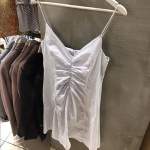 Anine Bing Cotton Dress with Stripes